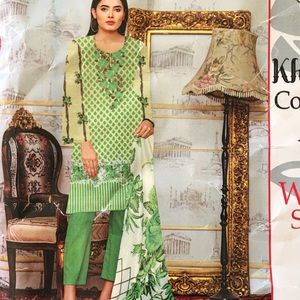 Khaddar dress